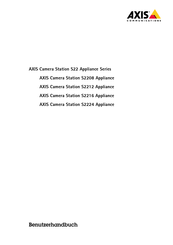 Axis Communications S22 Serie Benutzerhandbuch