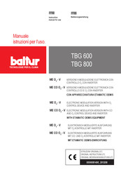 baltur TBG 600 Serie Bedienungsanleitung