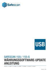 Safescan 155i Software-Upgrade-Anleitung