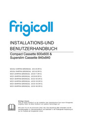 Frigicoll KCI-52 DR13 Installations- Und Benutzerhandbuch