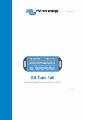 Victron energy GX Tank 140 Handbuch