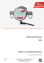 Bühler technologies BPM-Serie Betriebs Und Installationsanleitung