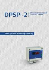 Sentera Controls DPSPG-2K0-2 Montage- Und Bedienungsanleitung