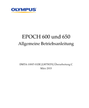 Olympus EPOCH 600 Allgemeine Betriebsanleitung