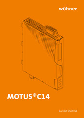 wohner MOTUS C14 Connect 60 Classic Bedienungsanleitung