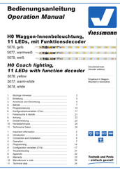 Viessmann 5076 Bedienungsanleitung