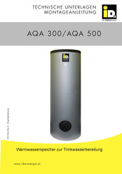 IDM-Energiesysteme AQA 300 Technische Unterlagen, Montageanleitung