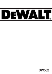 DeWalt DW562 Bedienungsanleitung