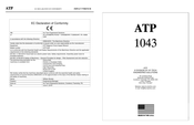 ATP 1043 Serie Anleitungen Und Teile
