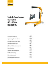Jungheinrich SC2000 Serie Betriebsanleitung