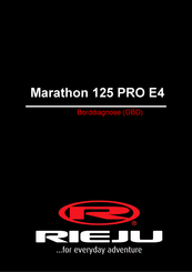 RIEJU Marathon 125 PRO E4 Bedienungsanleitung