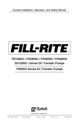 Tuthill Fill-Rite FR2400G Series Eigentümer-, Einbau-, Betriebs- Und Sicherheitsanleitung