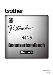Brother P-touch M95 Benutzerhandbuch