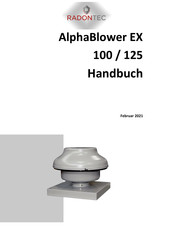 RadonTec AlphaBlower EX 100 Handbuch