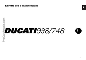 Ducati 998 Anleitung- Und Instandhaltungsheft