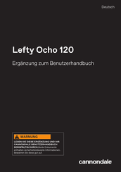 Cannondale Lefty Ocho 120 Ergänzung Zum Benutzerhandbuch