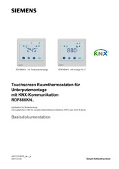 Siemens RDF880KN-Serie Basisdokumentation