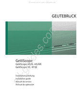 Geutebruck GeViScope-Serie Installationsanleitung