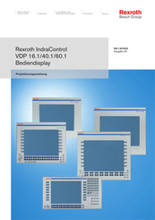 Bosch Rexroth IndraControl VDP 60.1 Projektierungsanleitung