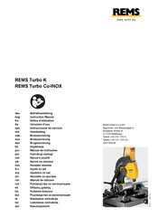 REMS Turbo Cu-INOX Betriebsanleitung