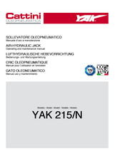 Cattini Oleopneumatica YAK 215/N Bedienungs- Und Wartungsanleitung