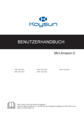 kayse Mini Amazon C KMF-160 DVN4 Benutzerhandbuch