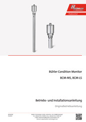 Bühler technologies BCM-MS-Serie Betriebs Und Installationsanleitung
