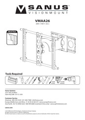 Sanus VisionMount VMAA26 Bedienungsanleitung