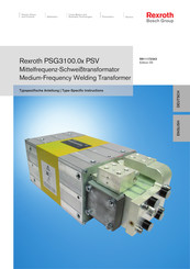 Bosch Rexroth PSG 3100.00 PSV Typspezifische Anleitung