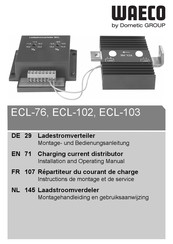 Dometic Waeco ECL-102 Montage- Und Bedienungsanleitung