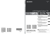 Sony Bravia KDL-26T28 Serie Bedienungsanleitung