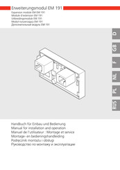 Link Controls EM 191 Handbuch Für Einbau Und Bedienung