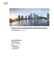 Cisco Catalyst Cellular Hardwareinstallationshandbuch