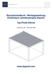 Deponti Pinela Deluxe Benutzerhandbuch / Montageanleitung