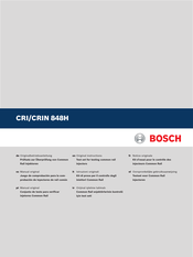 Bosch CRI 848H Originalbetriebsanleitung