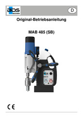BDS Maschinen MAB 485 Originalbetriebsanleitung