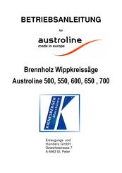 Kienesberger Austroline 550 Betriebsanleitung