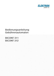 Elektron BICONT 312 Bedienungsanleitung
