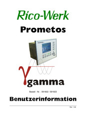 Rico-Werk 591603 Benutzerinformation