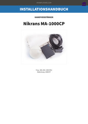Nikrans MA-1000CP Installationshandbuch
