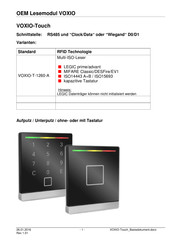 OEM VOXIO-Touch Basisdokumentation
