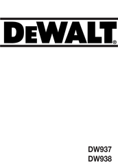 DeWalt DW938 Bedienungsanleitung