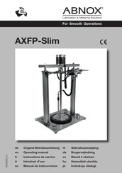 ABNOX XFP-Slim-Serie Originalbetriebsanleitung
