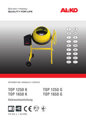 AL-KO TOP 1650 G Gebrauchsanleitung