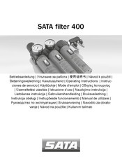 SATA filter 400 Serie Betriebsanleitung