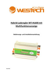 WESTECH WT-HL600 Bedienungs- Und Installationsanleitung