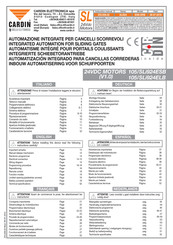 Cardin Elettronica 105/SLi924ELB Handbuch