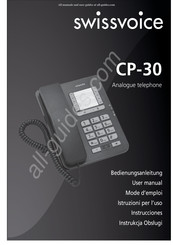 Swissvoice CP-30 Bedienungsanleitung