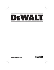 DeWalt DW304PK Bersetzt Von Den Originalanweisungen