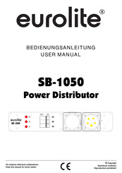 EuroLite SB-1050 Bedienungsanleitung